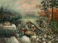 1890-1910 painting "Weighing Cotton" by Mary Lyde Hicks Williams