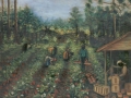 1890-1910 painting "Picking Strawberries " by Mary Lyde Hicks Williams
