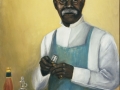1890-1910 painting "Master of Culinary Arts with Aspic Salad" by Mary Lyde Hicks Williams